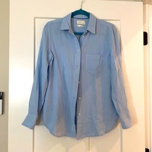 Jcrew Classic Fit Cozy Gauze Shirt